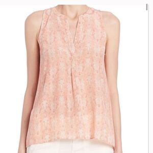 Joie aruna sleeveless silk blouse size small
